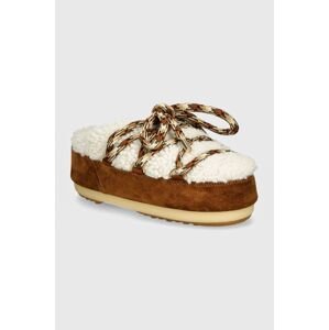 Papuče Moon Boot MB MULE SHEARLING hnedá farba, 80D1460240 MA03
