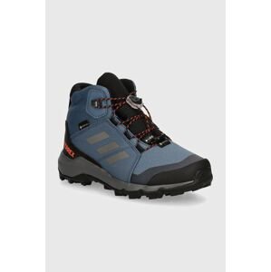Detské topánky adidas TERREX TERREX MID GTX tmavomodrá farba, IF5704