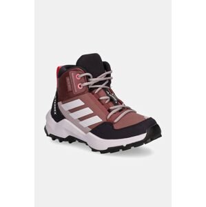 Detské topánky adidas TERREX TERREX AX4R R.RDY MID fialová farba, IF6519
