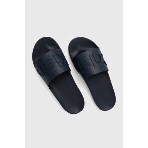 Šľapky Calvin Klein HM0HM01519 pánske, tmavomodrá farba, POOL SLIDE