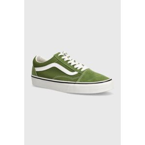 Tenisky Vans Old Skool zelená farba, VN000CT8CIB1