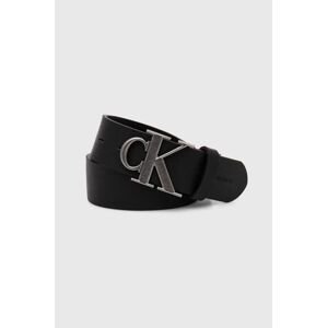 Kožený opasok Calvin Klein Jeans dámsky, čierna farba, K50K512067