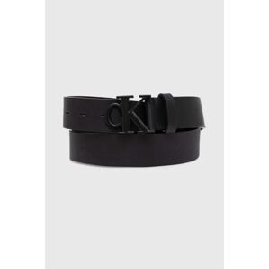 Kožený opasok Calvin Klein Jeans dámsky, čierna farba, K50K512068