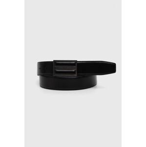 Kožený opasok Calvin Klein pánsky, čierna farba, K50K511956
