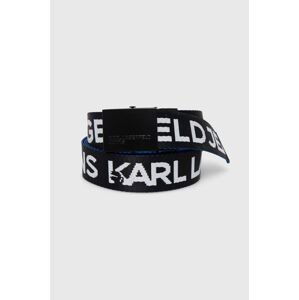 Opasok Karl Lagerfeld Jeans čierna farba, 245D3104