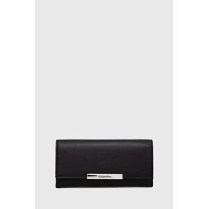 Peňaženka Calvin Klein dámsky, čierna farba, K60K612190