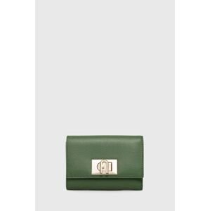 Kožená peňaženka Furla dámska, zelená farba, WP00225 ARE000 2813S