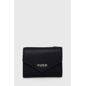 Peňaženka HUGO dámska, čierna farba, 50516933