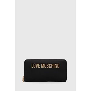 Peňaženka Love Moschino dámska, čierna farba, JC5620PP1LKD0000