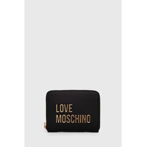 Peňaženka Love Moschino dámska, čierna farba, JC5613PP1LKD0000