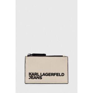 Kľúčenka Karl Lagerfeld Jeans béžová farba, 245J3203