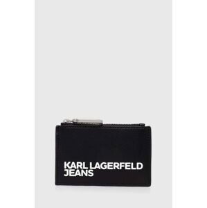 Kľúčenka Karl Lagerfeld Jeans čierna farba, 245J3203