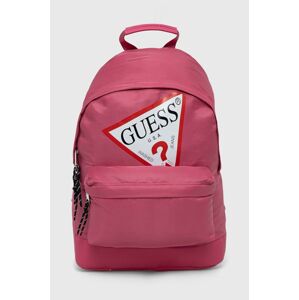 Detský ruksak Guess ružová farba, veľký, s potlačou, H4YZ15 WFMR0