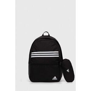 Ruksak adidas Essentials čierna farba, veľký, s potlačou, IZ1895