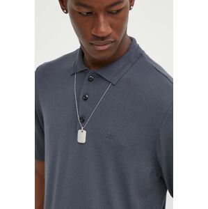 Polo tričko G-Star Raw pánske, jednofarebné, D24663-D618