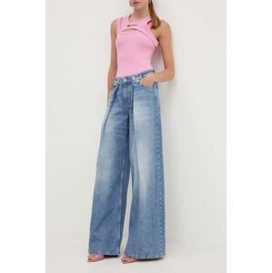 Rifle Karl Lagerfeld Jeans dámske, vysoký pás, 245J1108