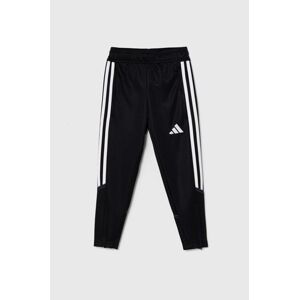 Detské tepláky adidas Performance TIRO23 CBTRPNTY čierna farba, s nášivkou, HS3620