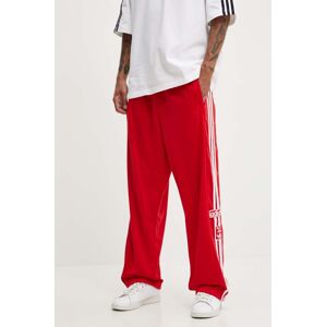 Tepláky adidas Originals červená farba, s nášivkou, IY9924