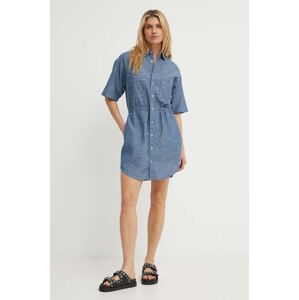 Rifľové šaty G-Star Raw mini, oversize, D24874-D558