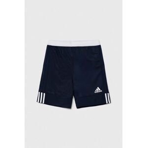 Detské krátke nohavice adidas Originals 3G SPEE REV SHR tmavomodrá farba, vzorované, DY6626