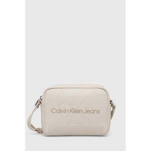 Kabelka Calvin Klein Jeans béžová farba, K60K612220