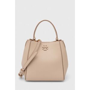 Kožená kabelka Tory Burch McGraw Small béžová farba, 158500.724