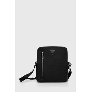 Malá taška Guess TORINO čierna farba, HMTOSA P4218