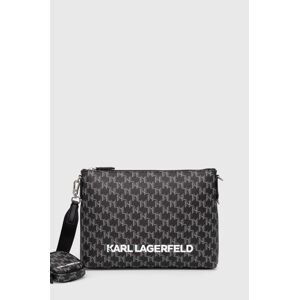 Taška Karl Lagerfeld čierna farba, 245M3012