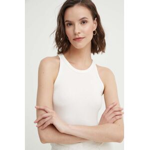 Top Pepe Jeans ELIEL dámsky, biela farba, PL505889