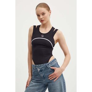 Body Karl Lagerfeld Jeans dámske, čierna farba, 245J1708