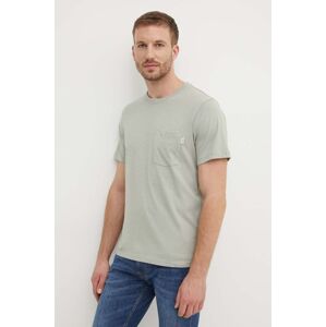 Tričko Pepe Jeans MANS TEE pánske, zelená farba, jednofarebné, PM509434