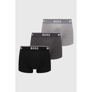 Boxerky BOSS  (3-pak) pánske,šedá farba,50475274
