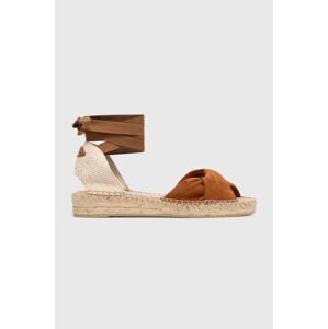 Espadrilky Answear Lab hnedá farba