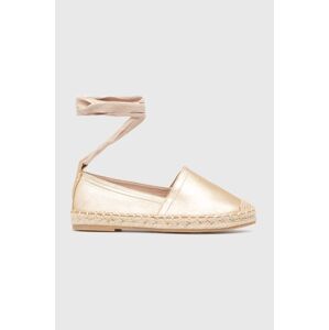 Espadrilky Answear Lab zlatá farba