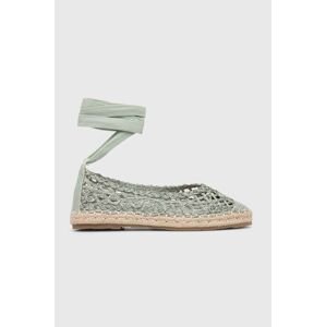 Espadrilky Answear Lab tyrkysová farba