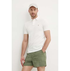 Bavlnené polo tričko Polo Ralph Lauren béžová farba, jednofarebné, 710536856