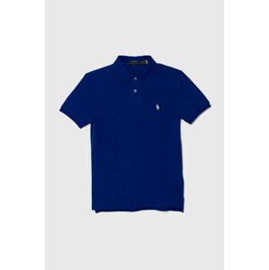 Bavlnené polo tričko Polo Ralph Lauren tyrkysová farba, jednofarebný, 710536856