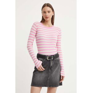 Sveter Résumé ArlieRS Knit Blouse dámsky, ružová farba, tenký, 20361115