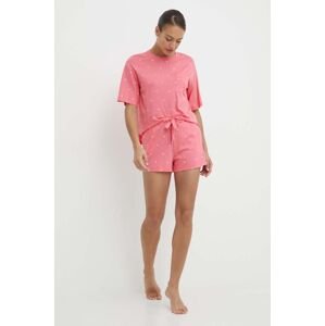 Pyžamo Dkny dámske, ružová farba, YI80010