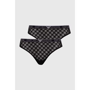 Nohavičky Emporio Armani Underwear čierna farba, 162948 4R208