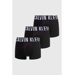 Boxerky Calvin Klein Underwear 3-pak pánske, čierna farba, 000NB3608A