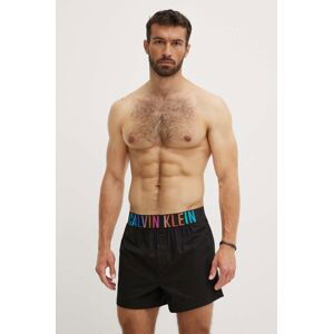 Boxerky Calvin Klein Underwear pánske, čierna farba, 000NB3940A