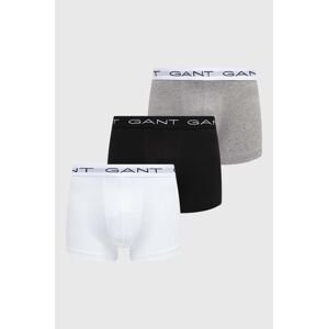 Boxerky Gant 3-pak pánske, šedá farba, 900013003