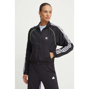 Bunda adidas Originals dámska, čierna farba, prechodná, IT9689