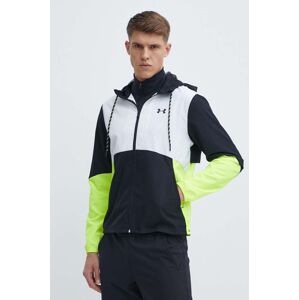 Vetrovka Under Armour Legacy biela farba, prechodná