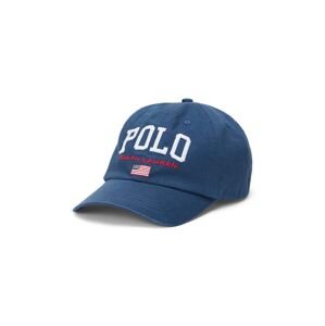 Detská bavlnená šiltovka Polo Ralph Lauren tmavomodrá farba, s nášivkou, 323940810001