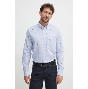 Bavlnená košeľa Tommy Hilfiger pánska, regular, s golierom button-down, MW0MW34608