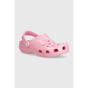 Šľapky Crocs Classic High Shine Clog dámske, ružová farba, 209609