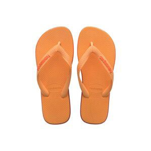 Žabky Havaianas TOP CAPSULE II dámske, oranžová farba, na plochom podpätku, 4149381.0027