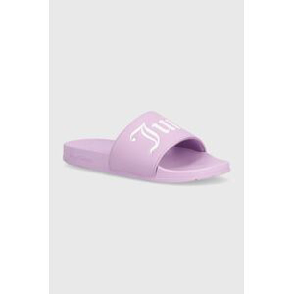 Šľapky Juicy Couture PATTI SLIDER dámske, fialová farba, JCFYL222001